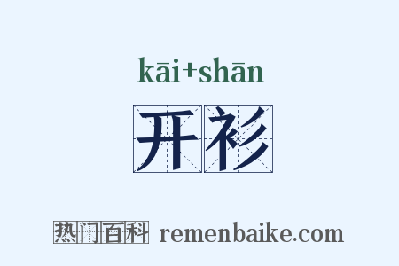 开衫是什么意思的图片
